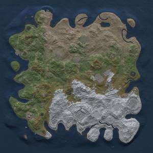 Thumbnail Rust Map: Procedural Map, Size: 4250, Seed: 998052, 18 Monuments