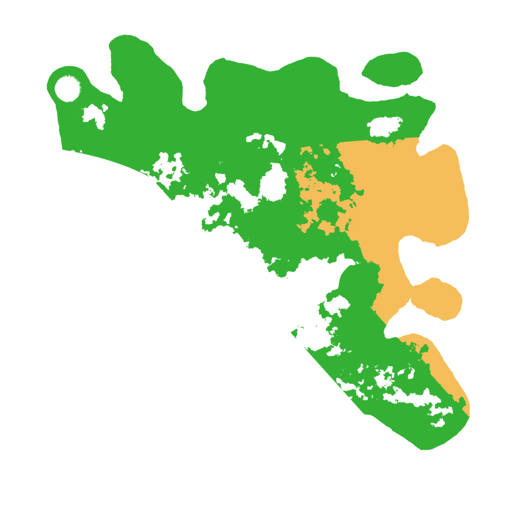 Biome Rust Map: Barren, Size: 3500, Seed: 6666