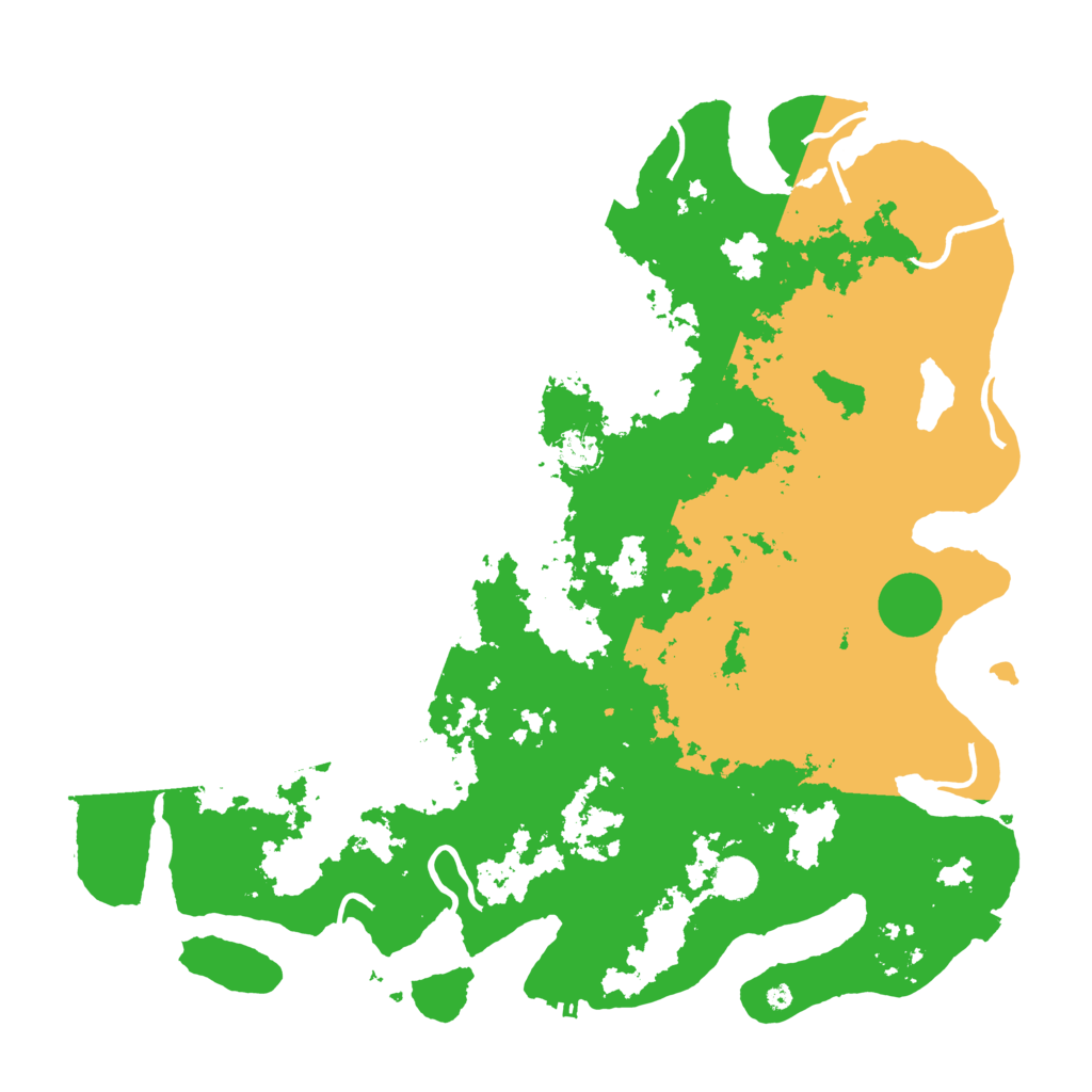 Biome Rust Map: Procedural Map, Size: 4500, Seed: 475638284