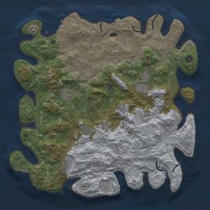 Thumbnail Rust Map: Procedural Map, Size: 4500, Seed: 942708726, 18 Monuments