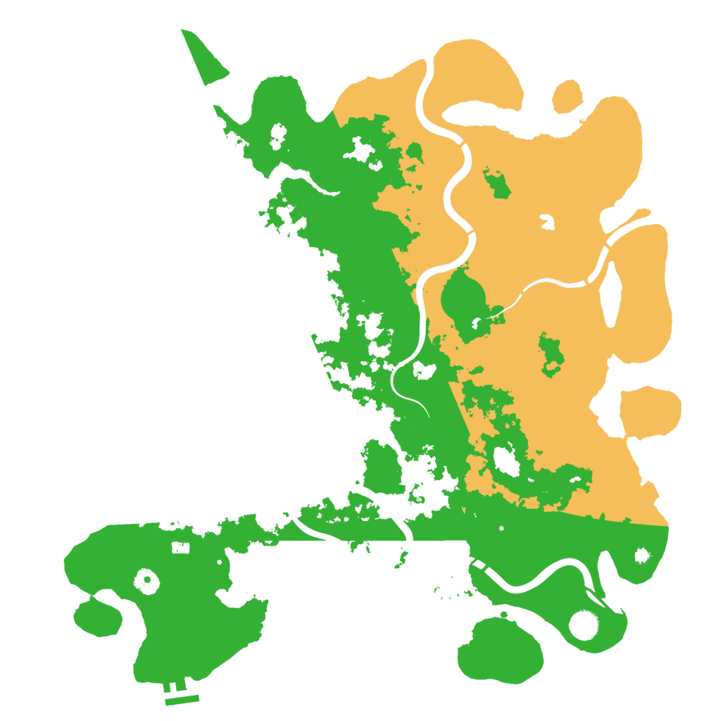 Biome Rust Map: Procedural Map, Size: 4300, Seed: 31566788