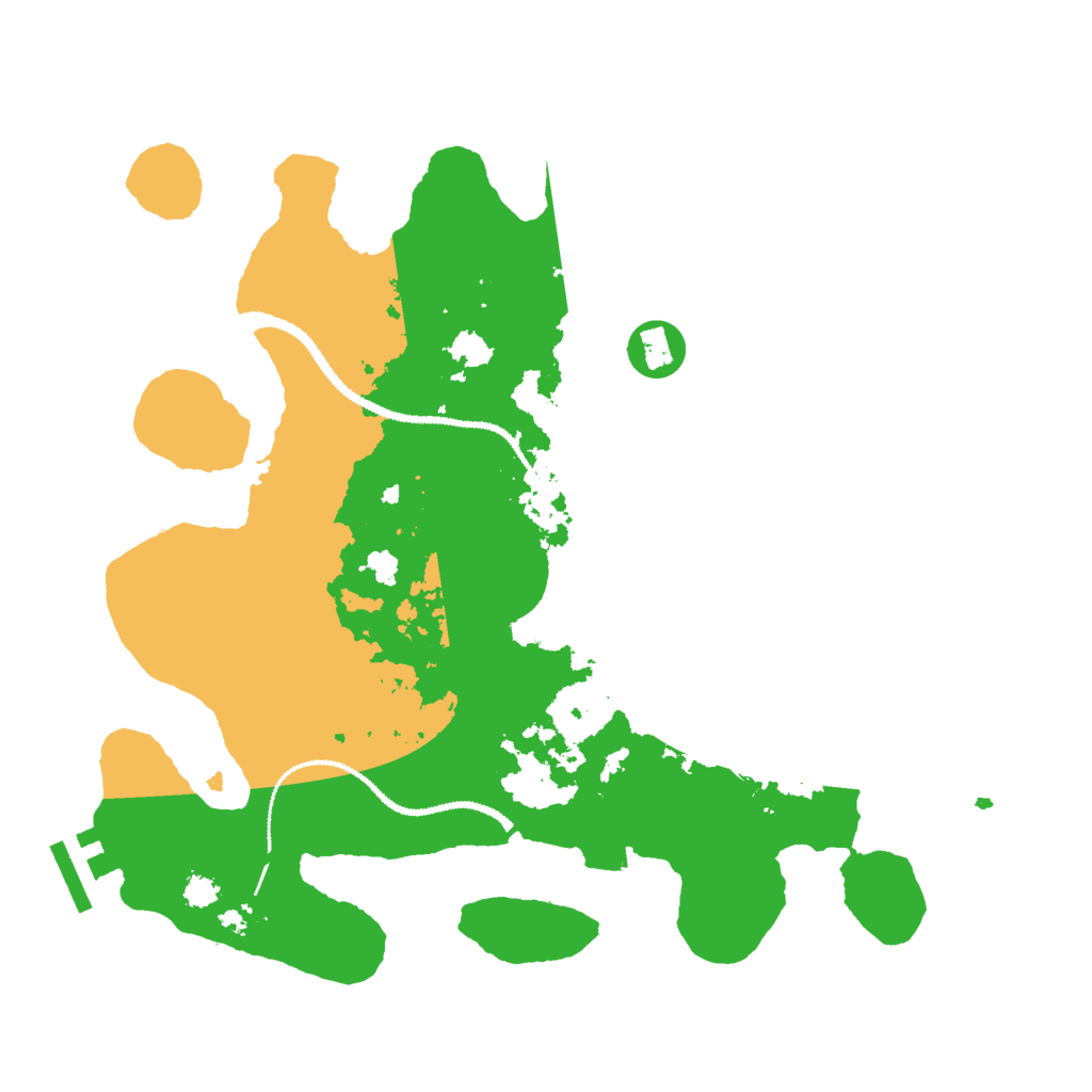 Biome Rust Map: Procedural Map, Size: 3000, Seed: 879634831