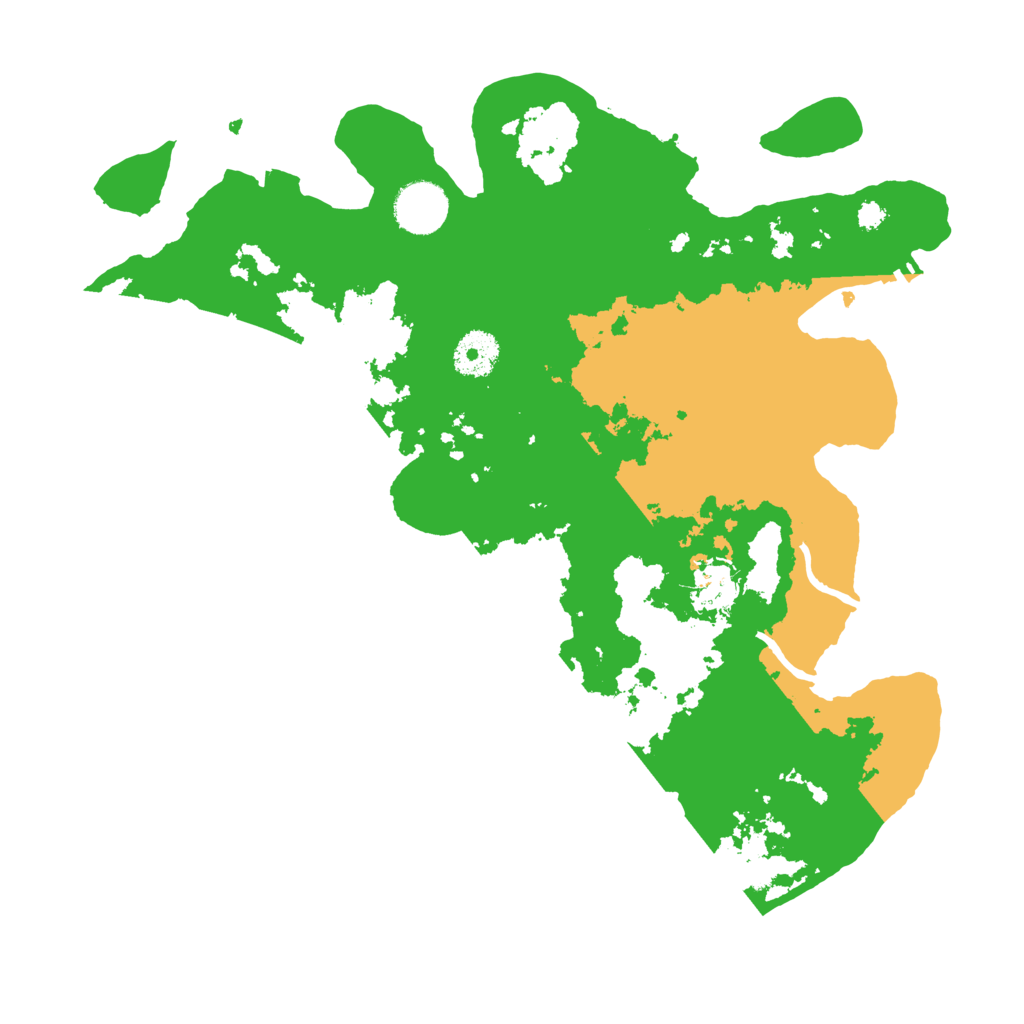 Biome Rust Map: Procedural Map, Size: 3400, Seed: 90943664