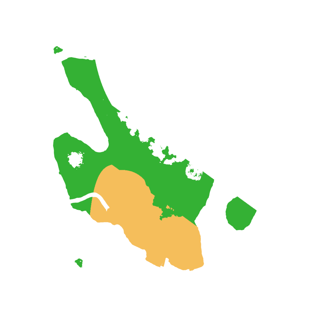 Biome Rust Map: Procedural Map, Size: 1900, Seed: 11141