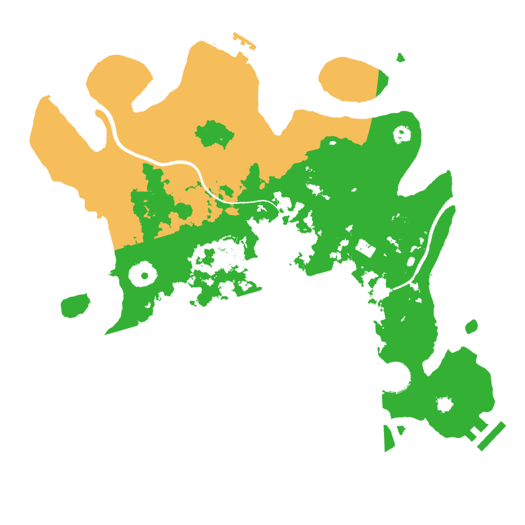 Biome Rust Map: Procedural Map, Size: 3000, Seed: 1980008321