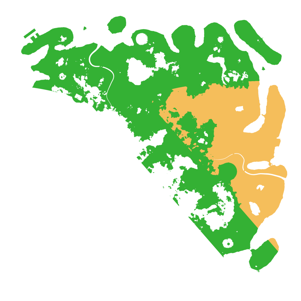Biome Rust Map: Procedural Map, Size: 4500, Seed: 1855884082