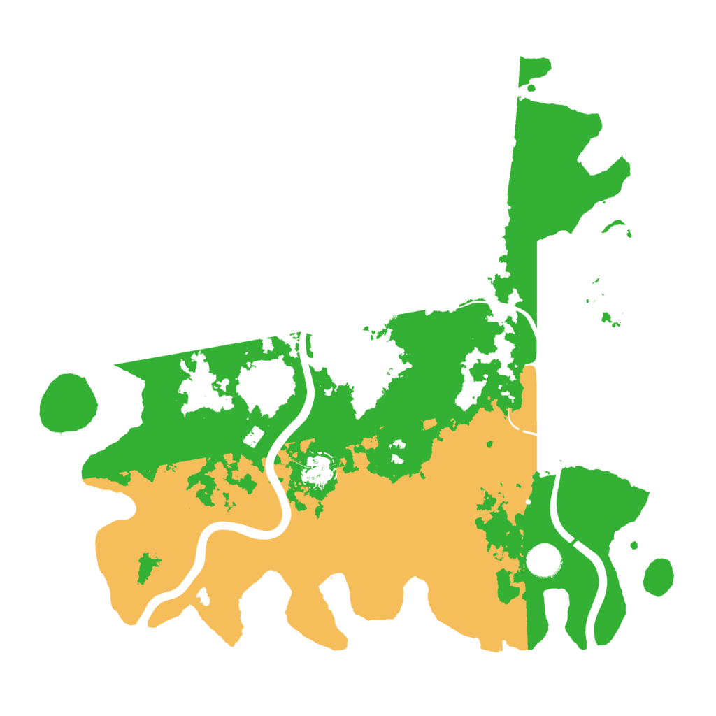 Biome Rust Map: Procedural Map, Size: 3750, Seed: 704820401