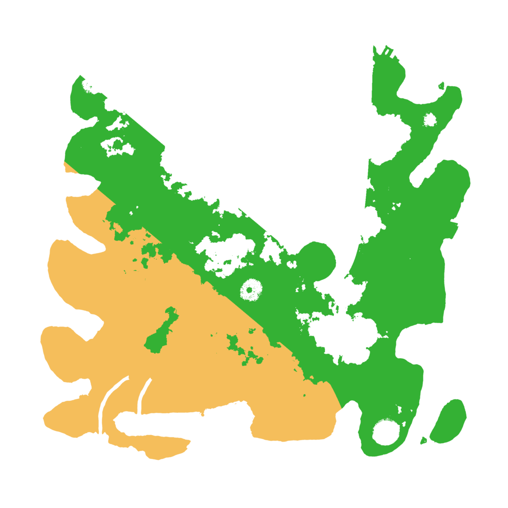 Biome Rust Map: Procedural Map, Size: 3500, Seed: 82193395