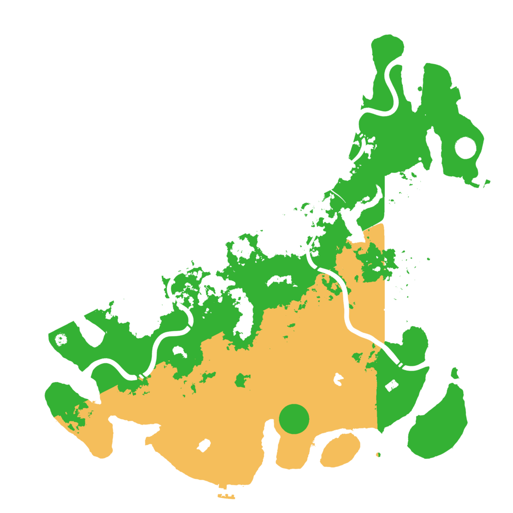 Biome Rust Map: Procedural Map, Size: 4500, Seed: 1332231521