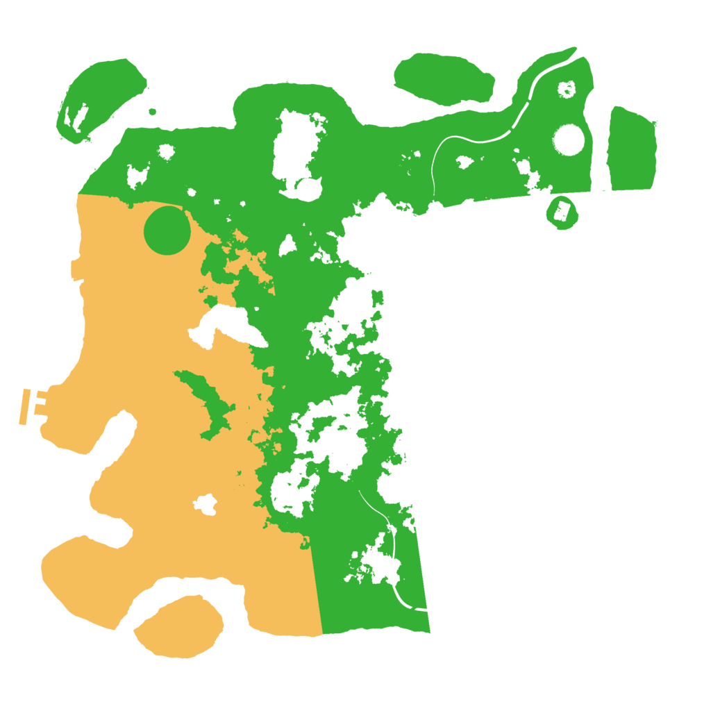 Biome Rust Map: Procedural Map, Size: 4000, Seed: 76576292