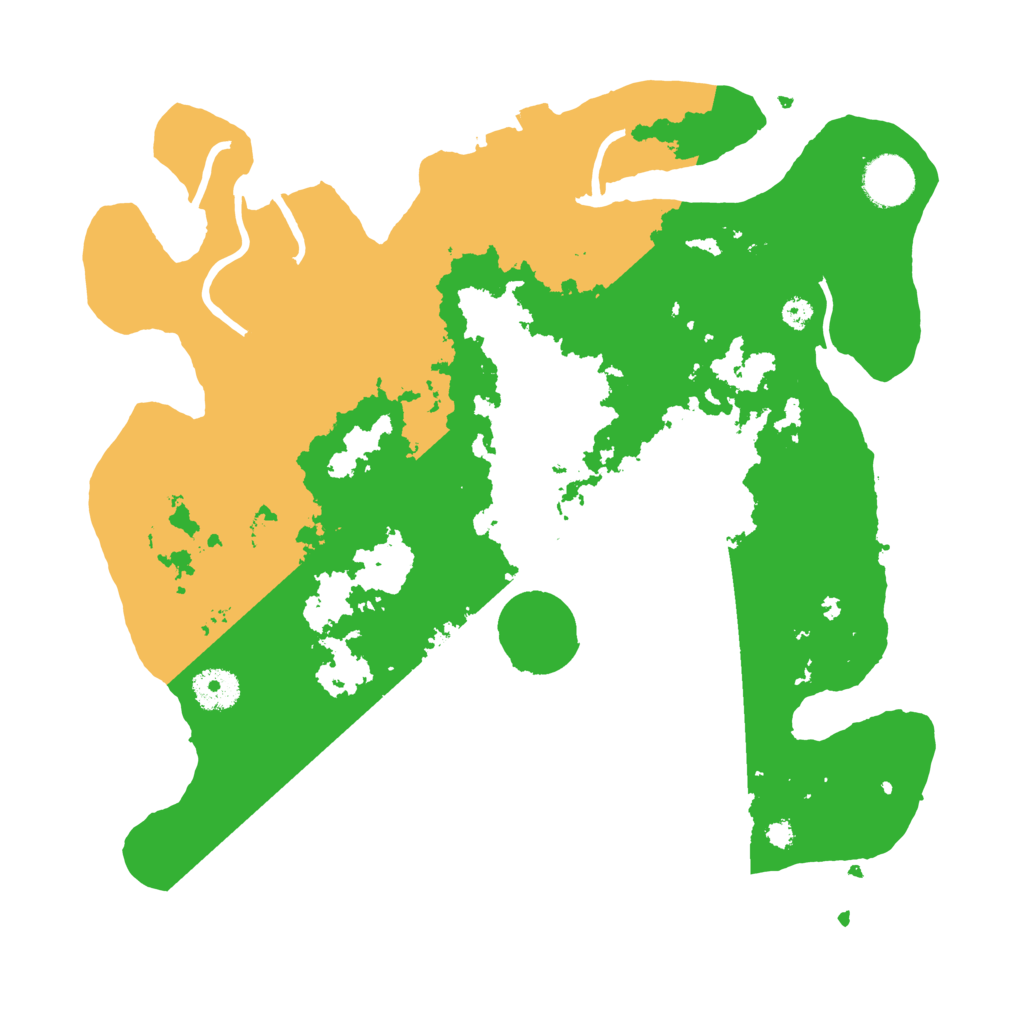 Biome Rust Map: Procedural Map, Size: 3500, Seed: 271