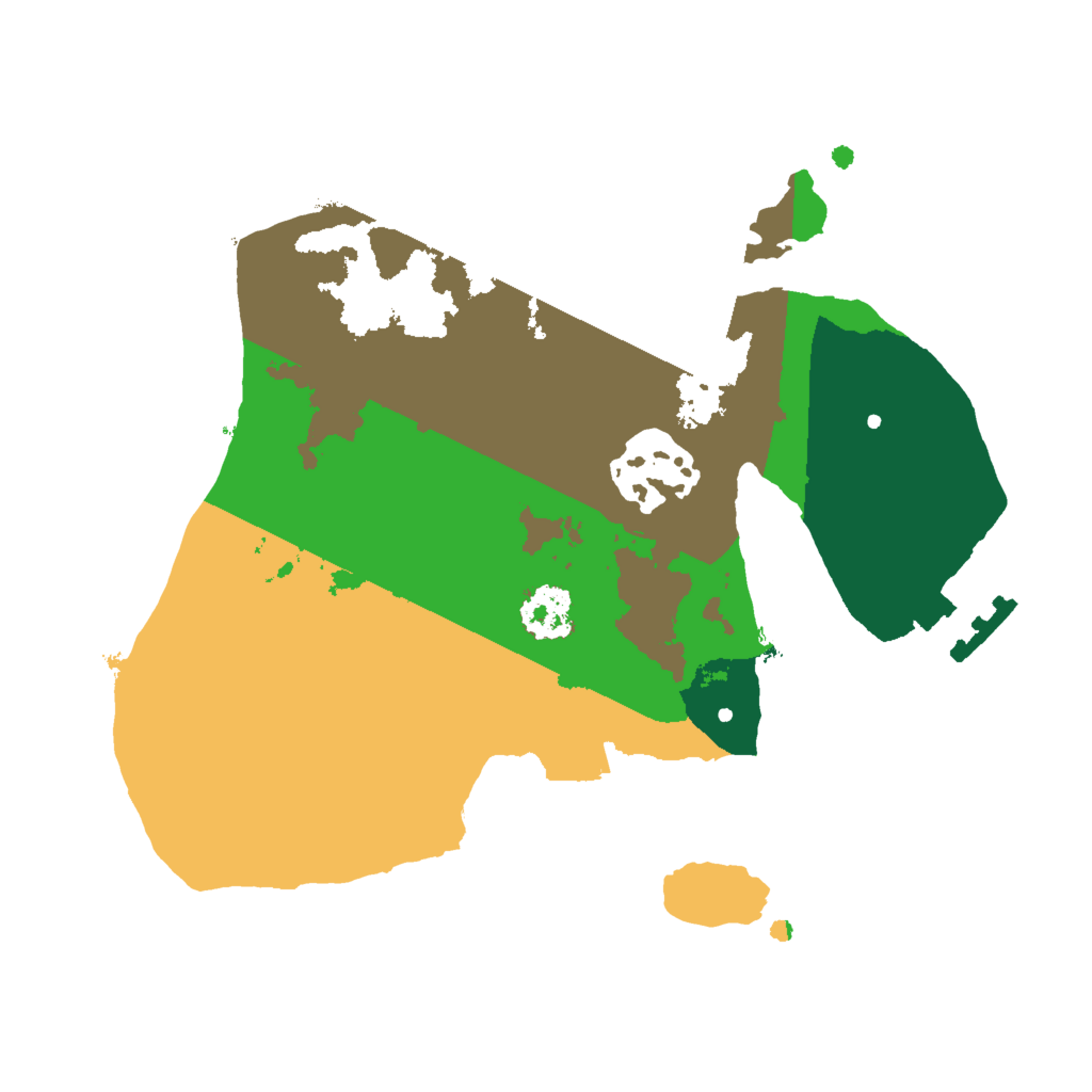Biome Rust Map: Procedural Map, Size: 2000, Seed: 1369024888