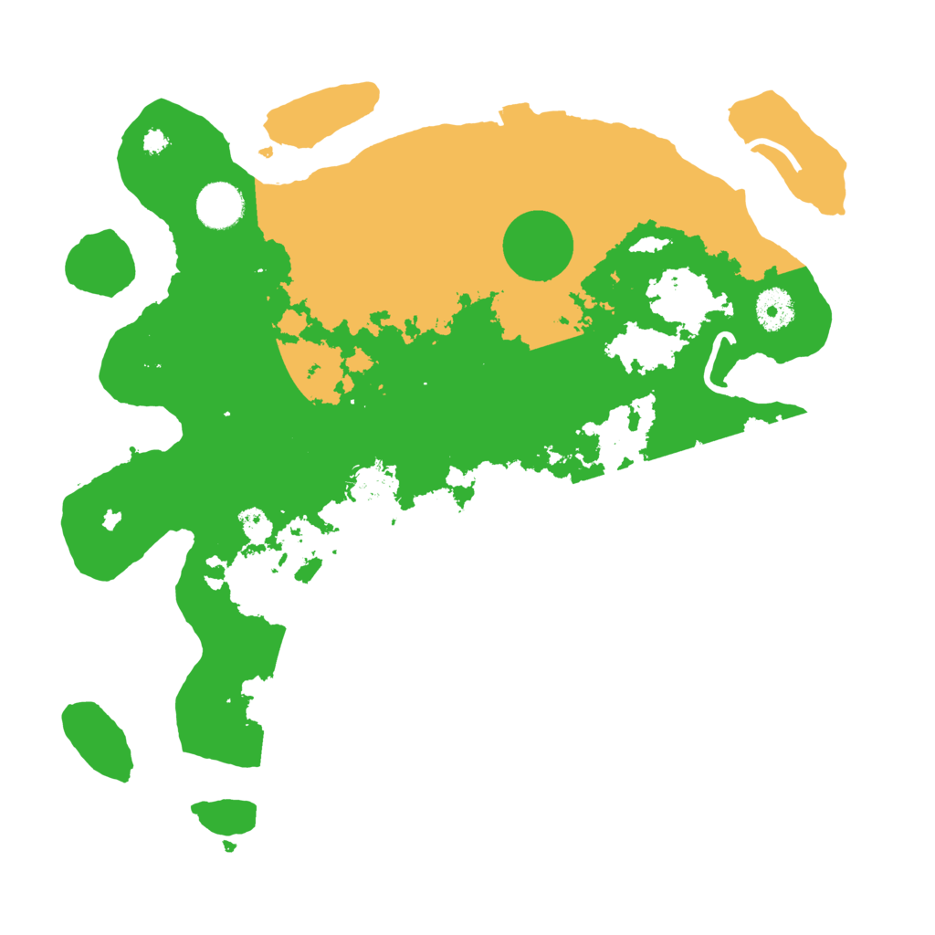 Biome Rust Map: Procedural Map, Size: 3500, Seed: 24945302