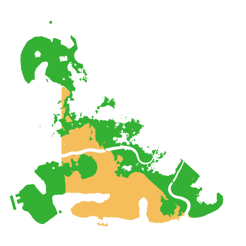 Biome Rust Map: Procedural Map, Size: 3400, Seed: 8421694