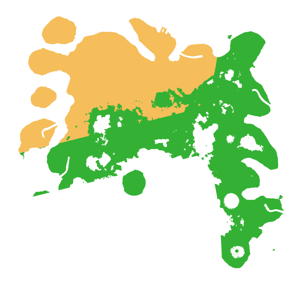 Biome Rust Map: Procedural Map, Size: 3500, Seed: 677825804