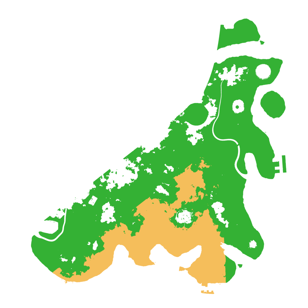Biome Rust Map: Procedural Map, Size: 3600, Seed: 2292311