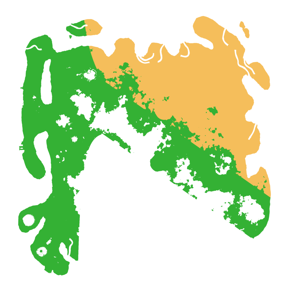 Biome Rust Map: Procedural Map, Size: 4500, Seed: 1061576415