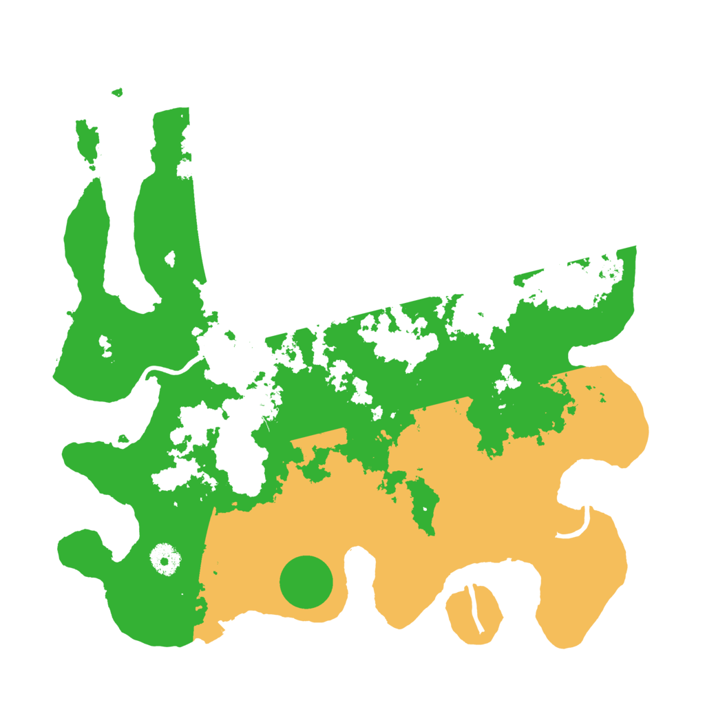 Biome Rust Map: Procedural Map, Size: 3500, Seed: 461288996