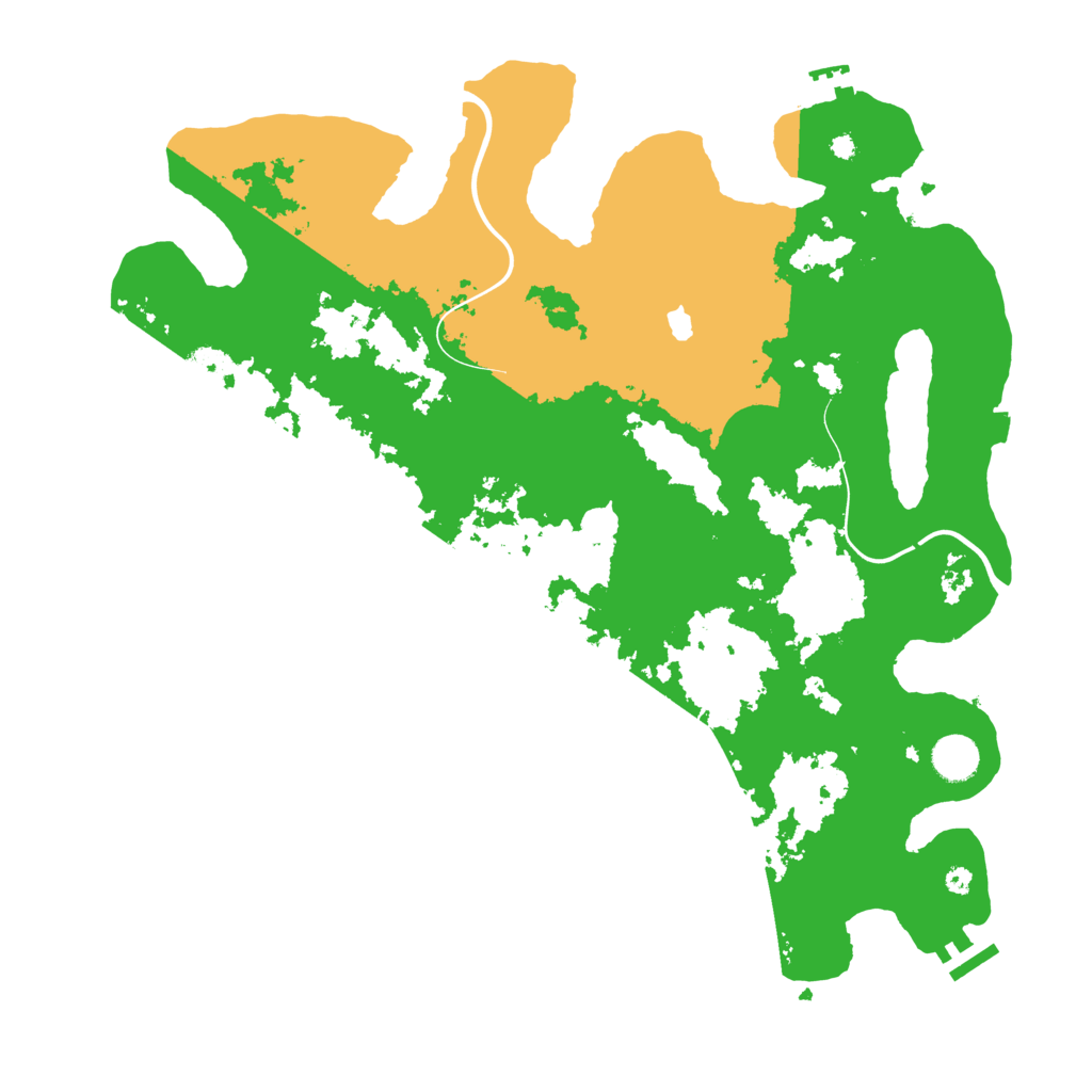 Biome Rust Map: Procedural Map, Size: 4100, Seed: 3780092