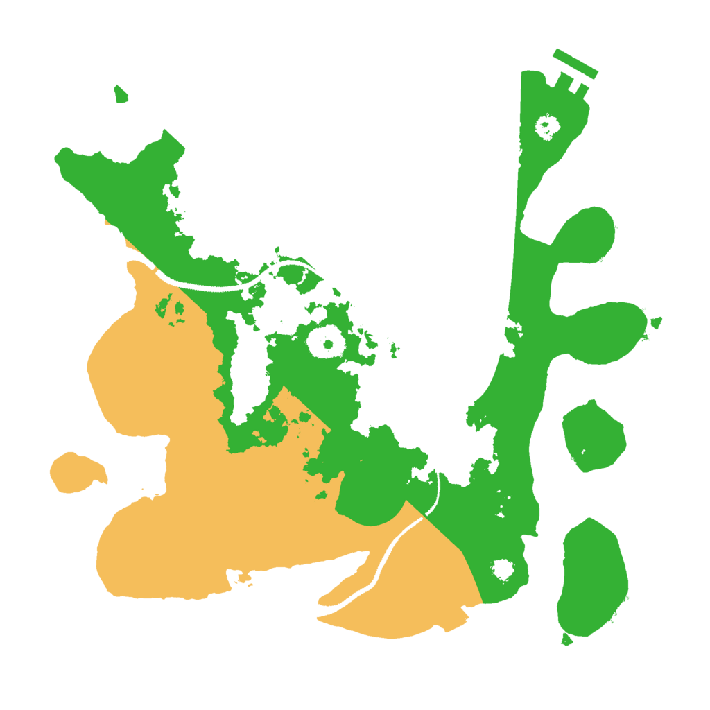 Biome Rust Map: Procedural Map, Size: 3000, Seed: 135915331