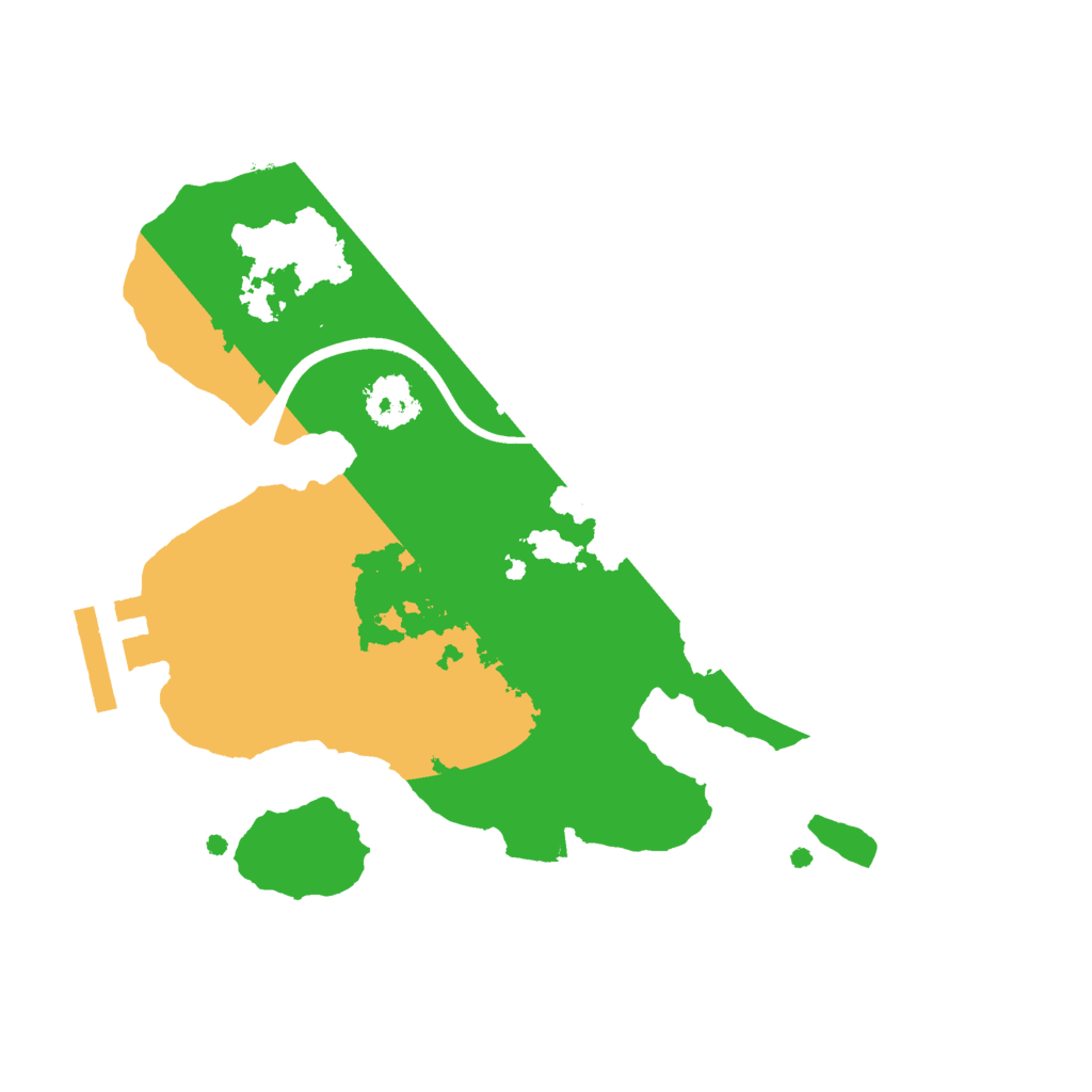 Biome Rust Map: Procedural Map, Size: 2100, Seed: 1234567890