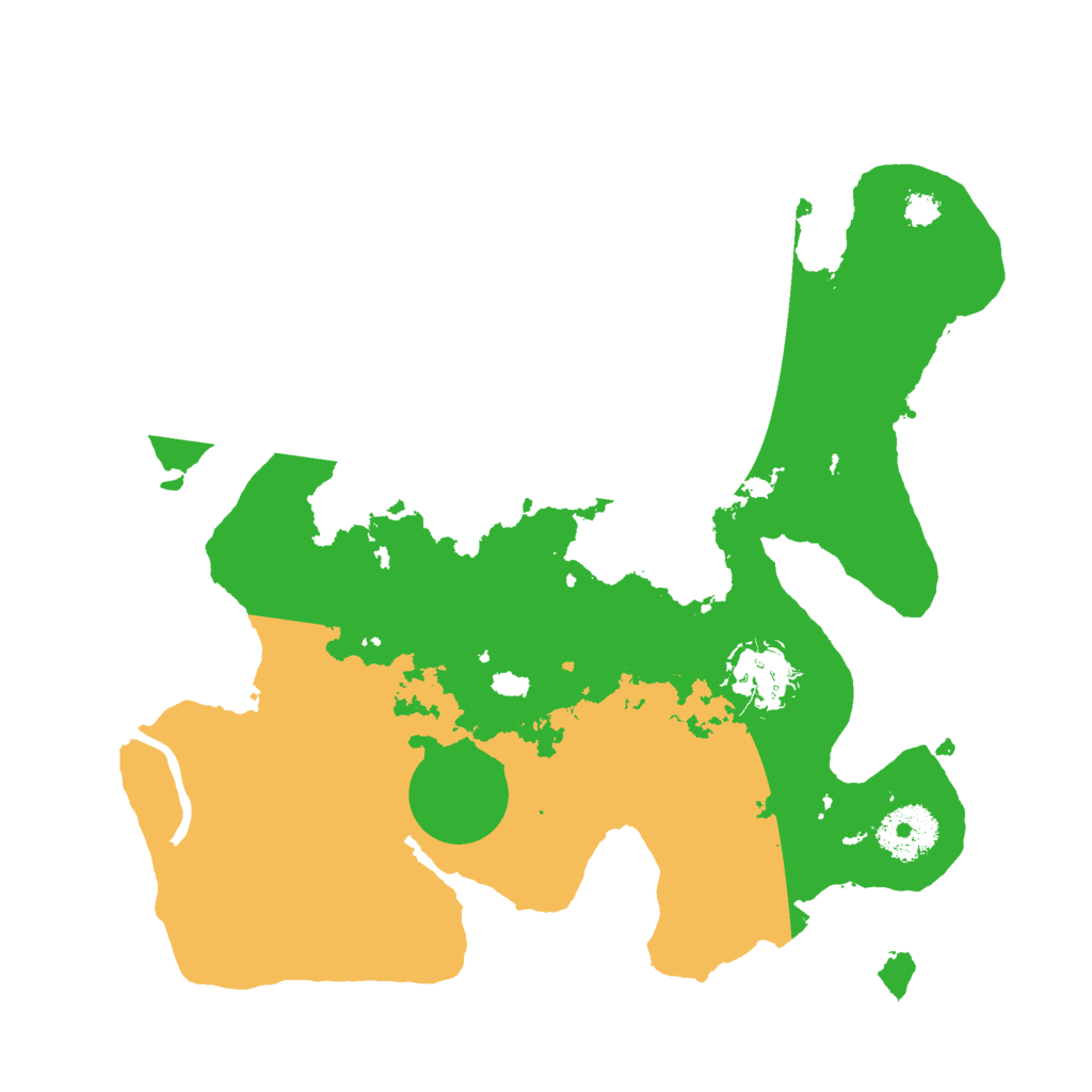 Biome Rust Map: Procedural Map, Size: 2900, Seed: 7986206