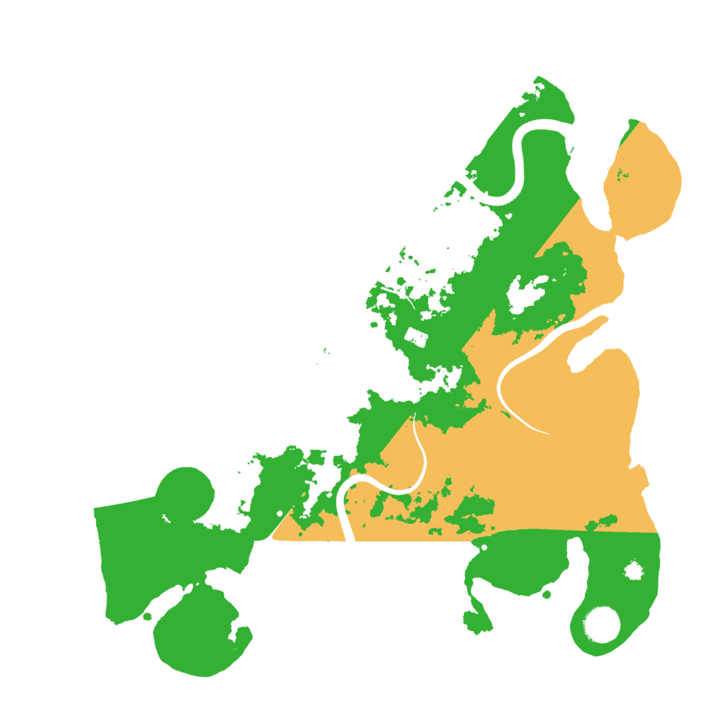 Biome Rust Map: Procedural Map, Size: 3500, Seed: 1499485448