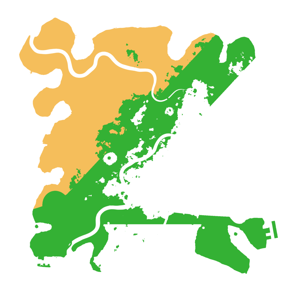 Biome Rust Map: Procedural Map, Size: 3500, Seed: 1878296211