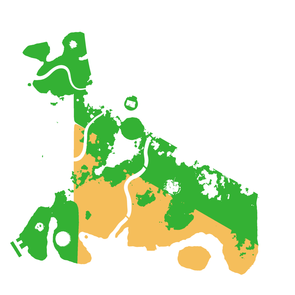 Biome Rust Map: Procedural Map, Size: 3500, Seed: 1437059313