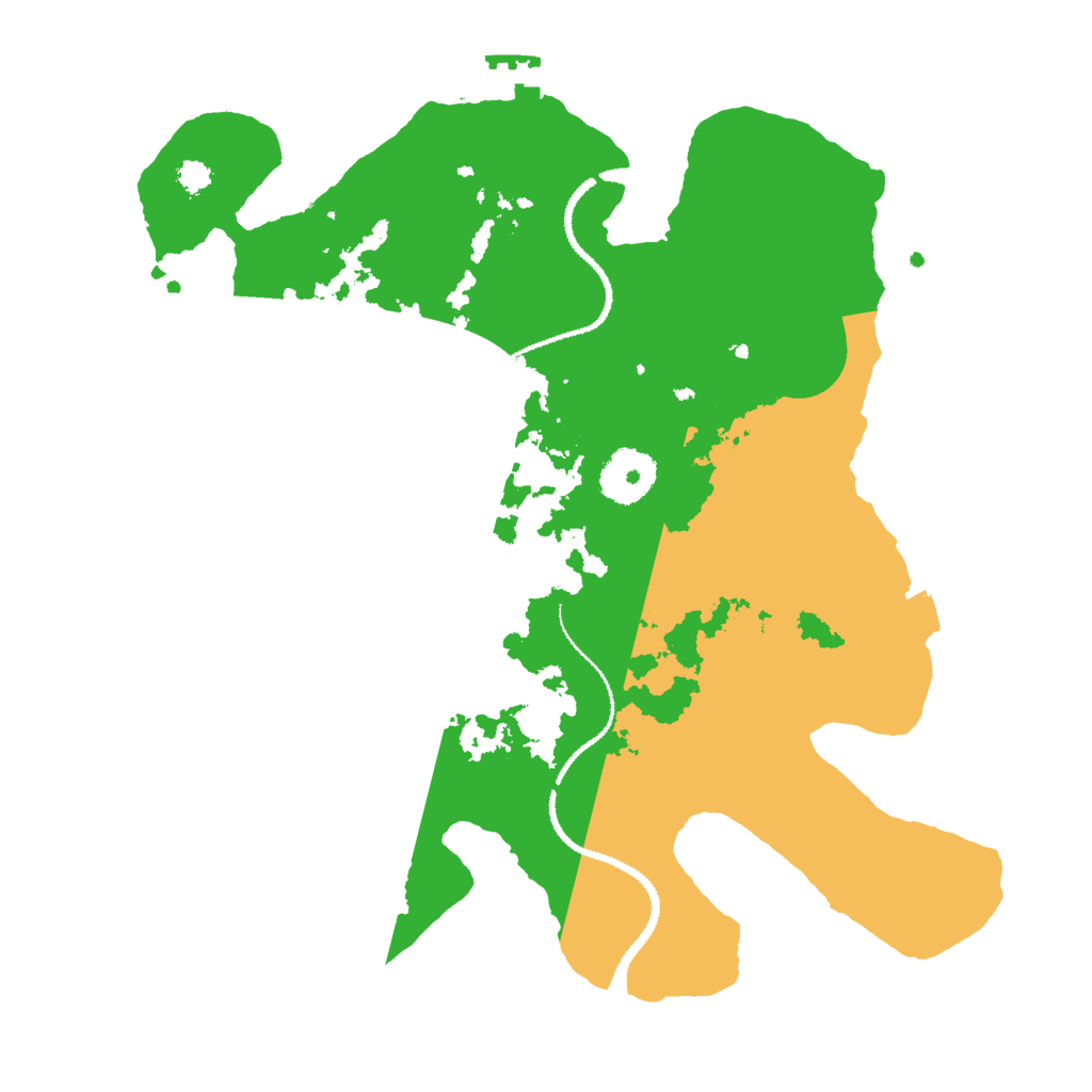 Biome Rust Map: Procedural Map, Size: 3000, Seed: 30432