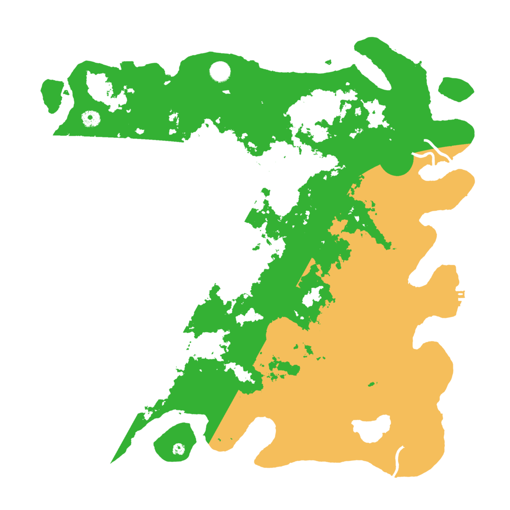 Biome Rust Map: Procedural Map, Size: 4350, Seed: 250823
