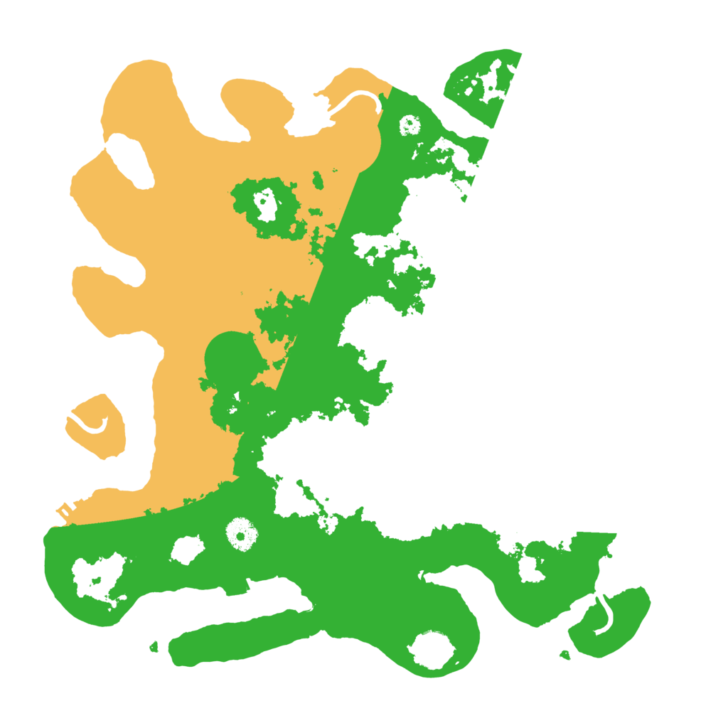 Biome Rust Map: Procedural Map, Size: 3500, Seed: 581724187