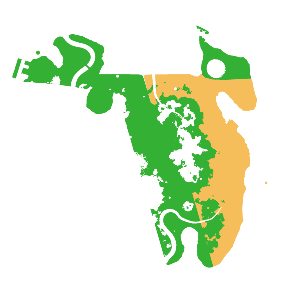 Biome Rust Map: Procedural Map, Size: 3000, Seed: 1708110661