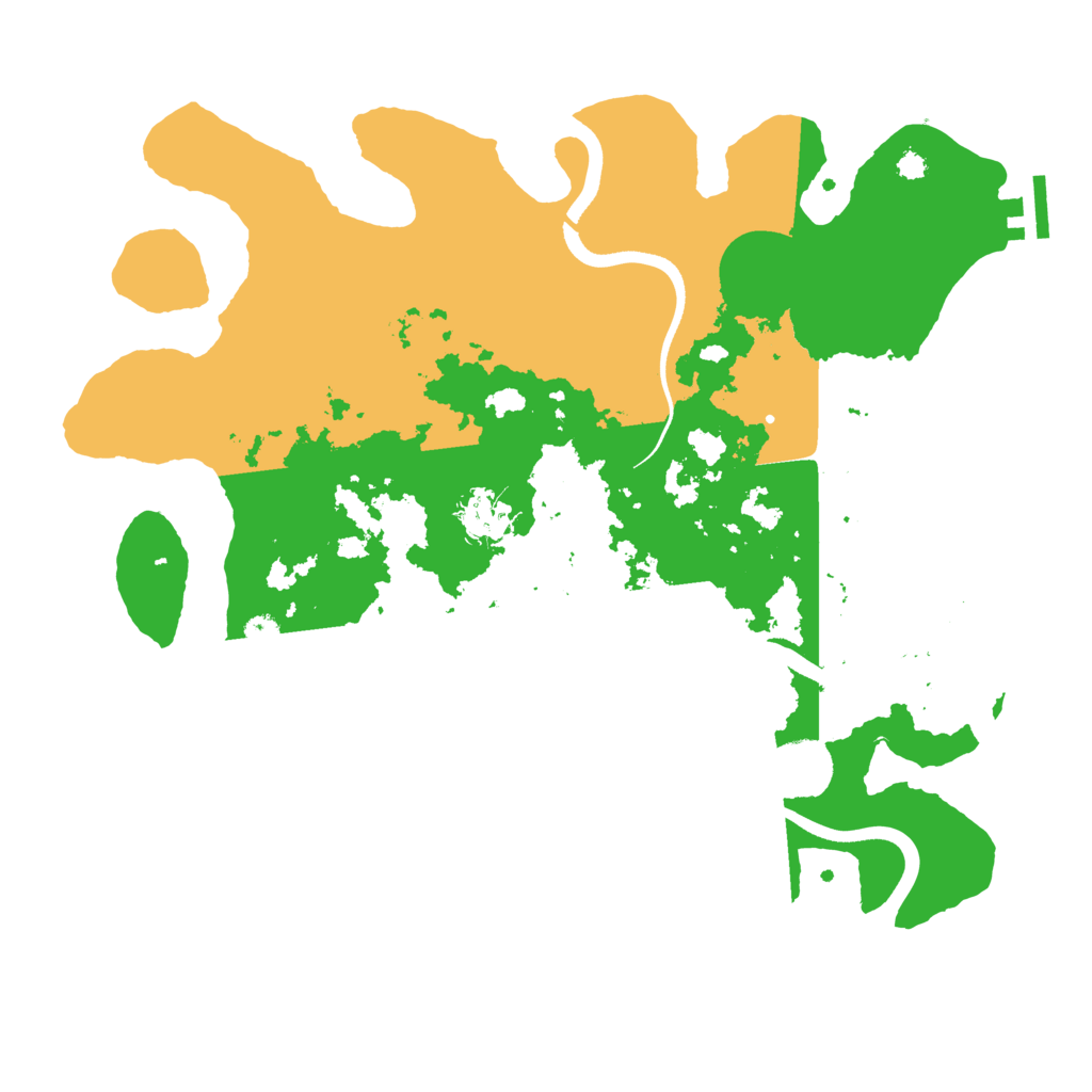 Biome Rust Map: Procedural Map, Size: 3500, Seed: 1002726386