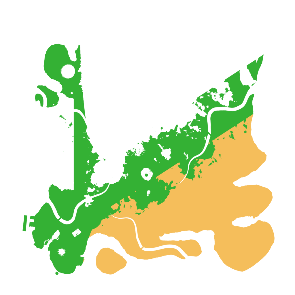 Biome Rust Map: Procedural Map, Size: 3750, Seed: 283532725