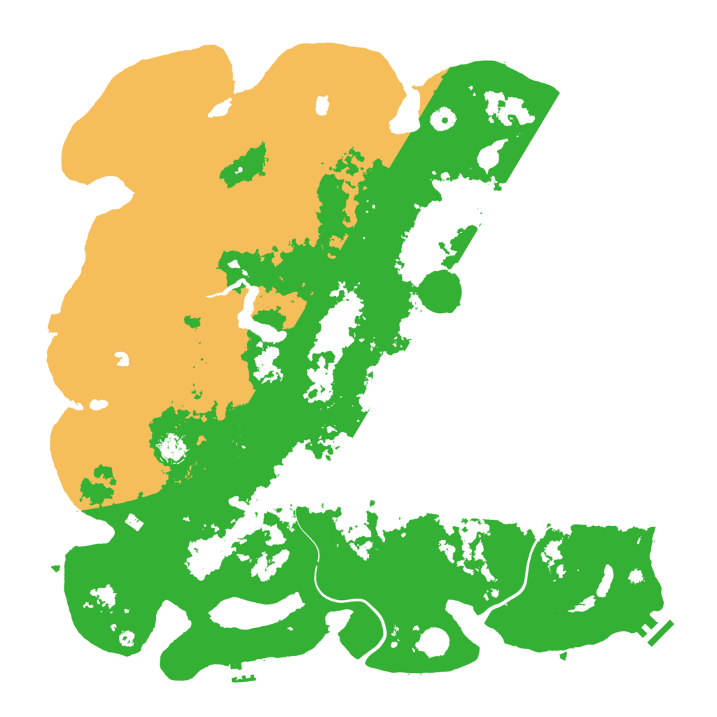 Biome Rust Map: Procedural Map, Size: 4500, Seed: 860371293