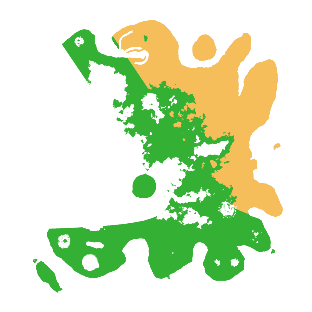 Biome Rust Map: Procedural Map, Size: 3500, Seed: 572705982