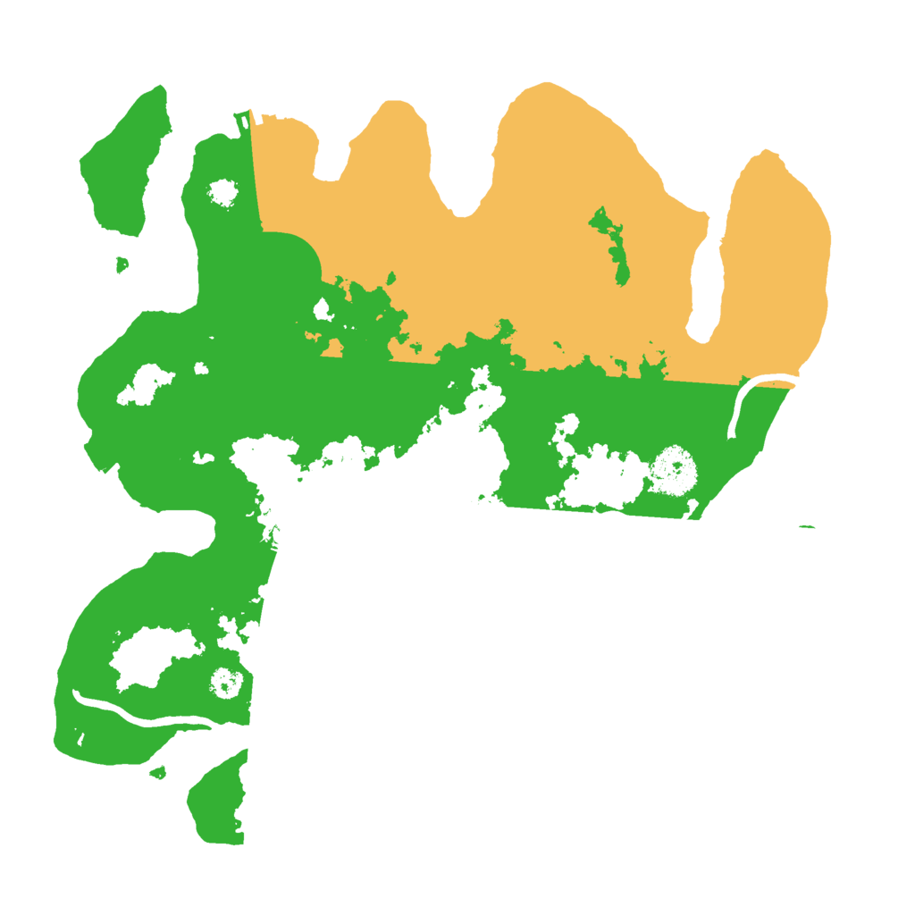Biome Rust Map: Procedural Map, Size: 3000, Seed: 4258960