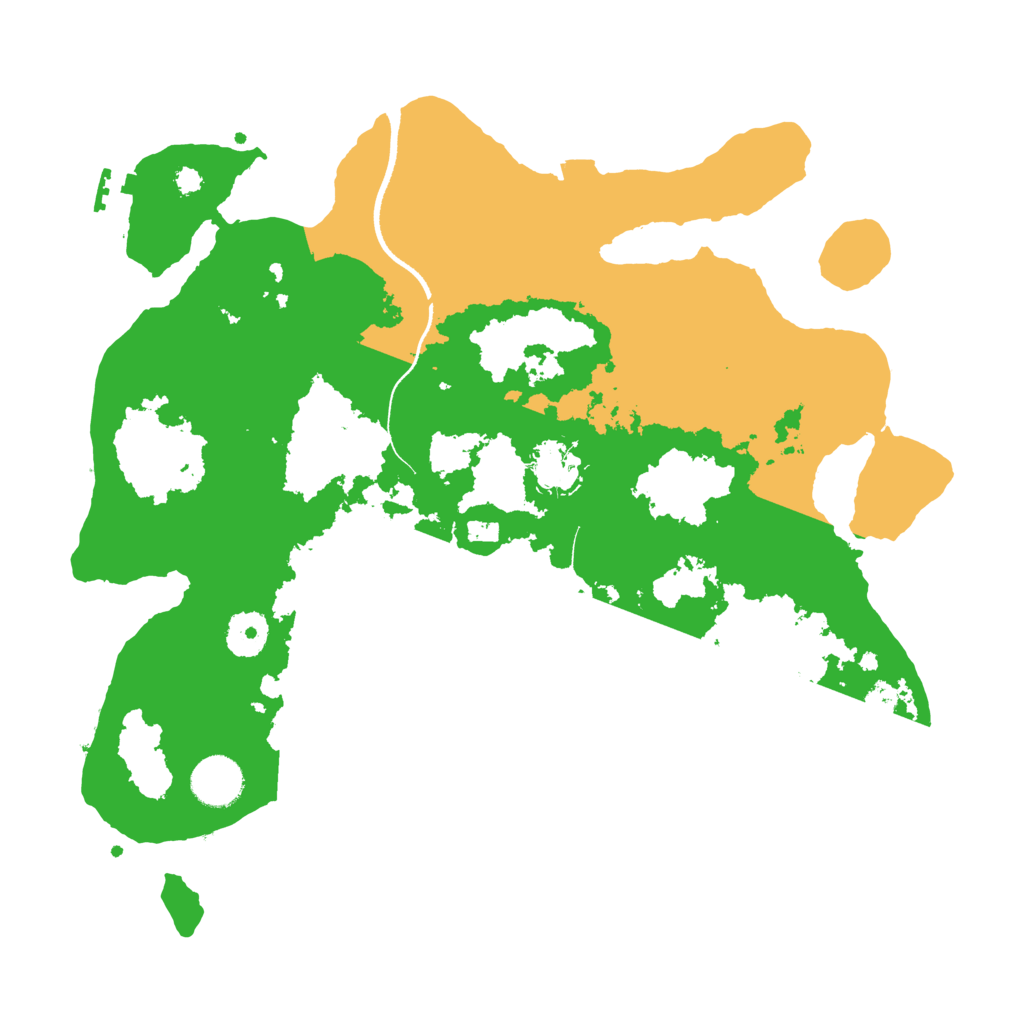 Biome Rust Map: Procedural Map, Size: 3500, Seed: 1016196301