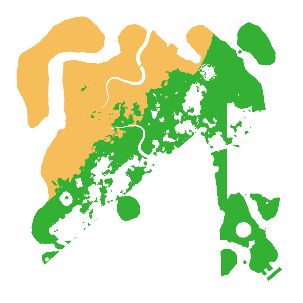 Biome Rust Map: Procedural Map, Size: 3500, Seed: 2028872699