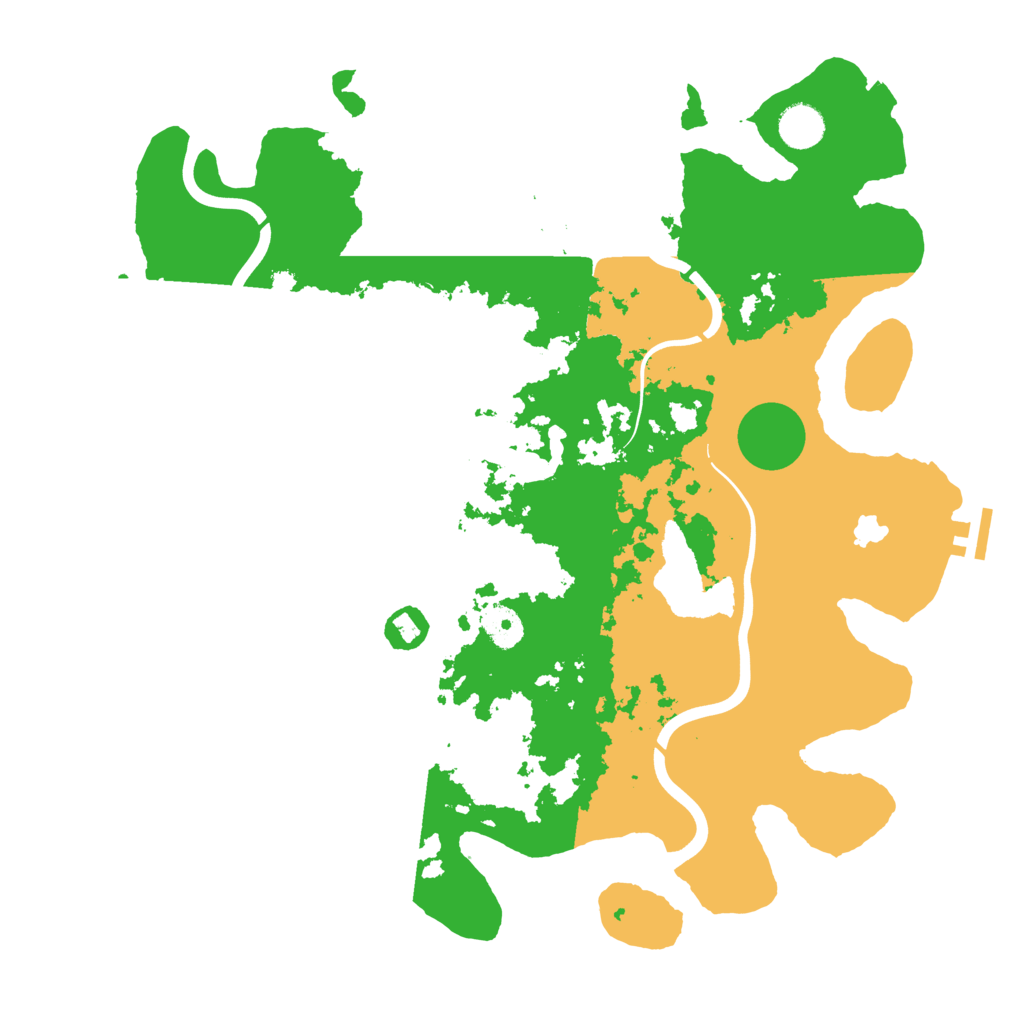 Biome Rust Map: Procedural Map, Size: 4000, Seed: 7583