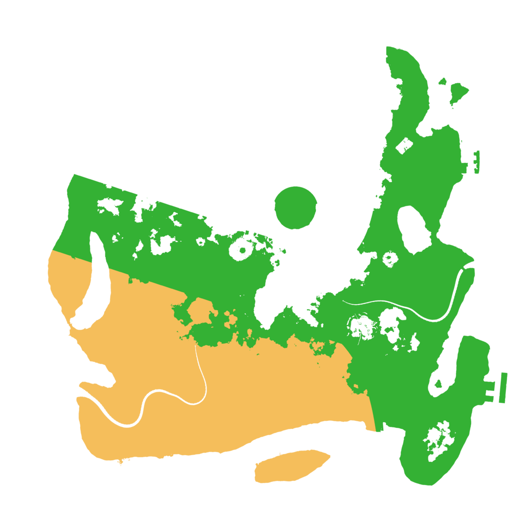 Biome Rust Map: Procedural Map, Size: 3500, Seed: 1096928372