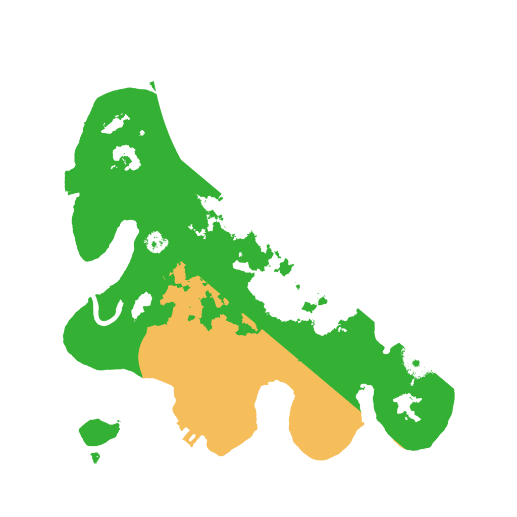 Biome Rust Map: Procedural Map, Size: 2500, Seed: 1310351325