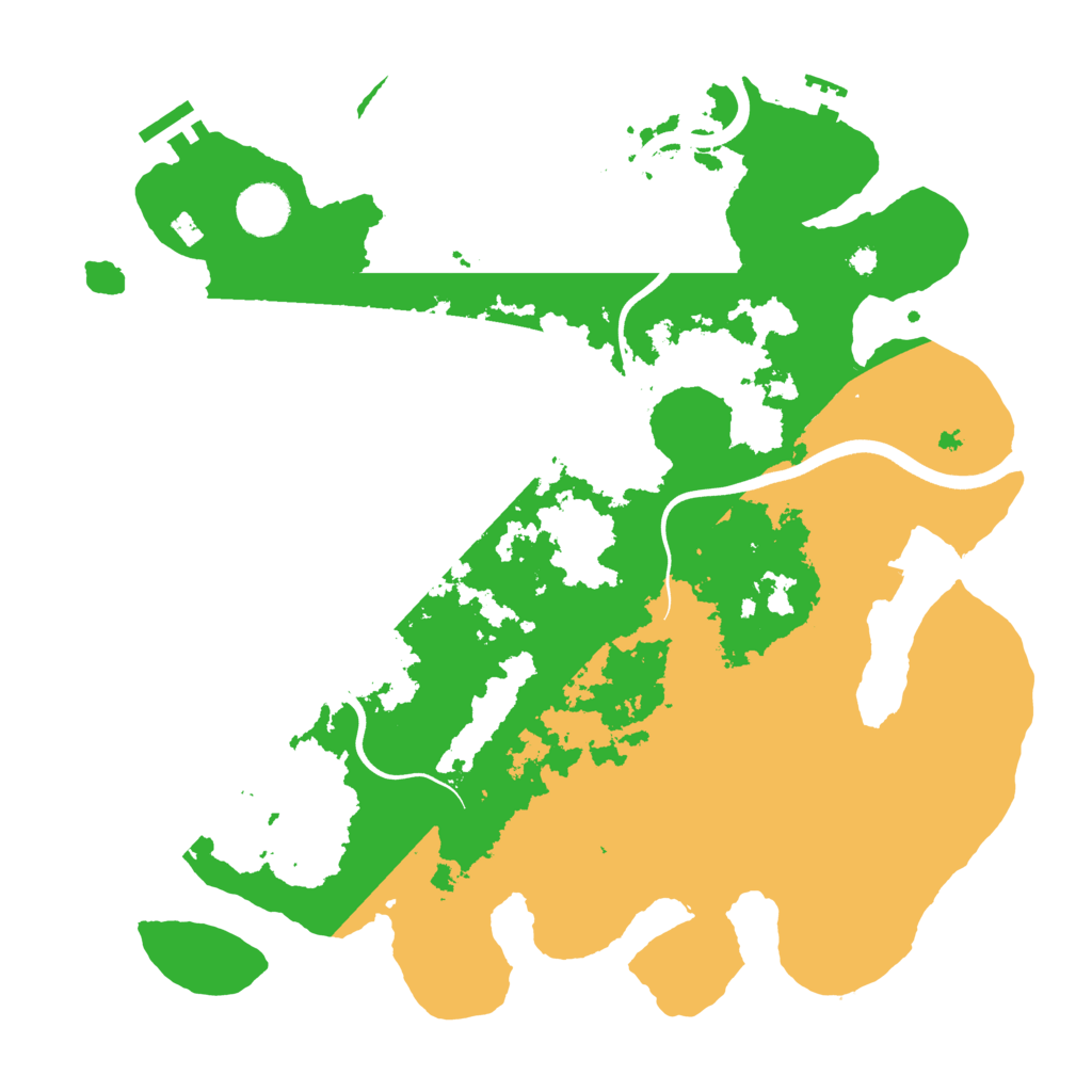 Biome Rust Map: Procedural Map, Size: 3700, Seed: 1399580404