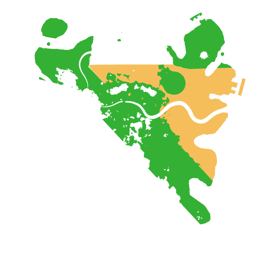 Biome Rust Map: Procedural Map, Size: 3000, Seed: 1242047391