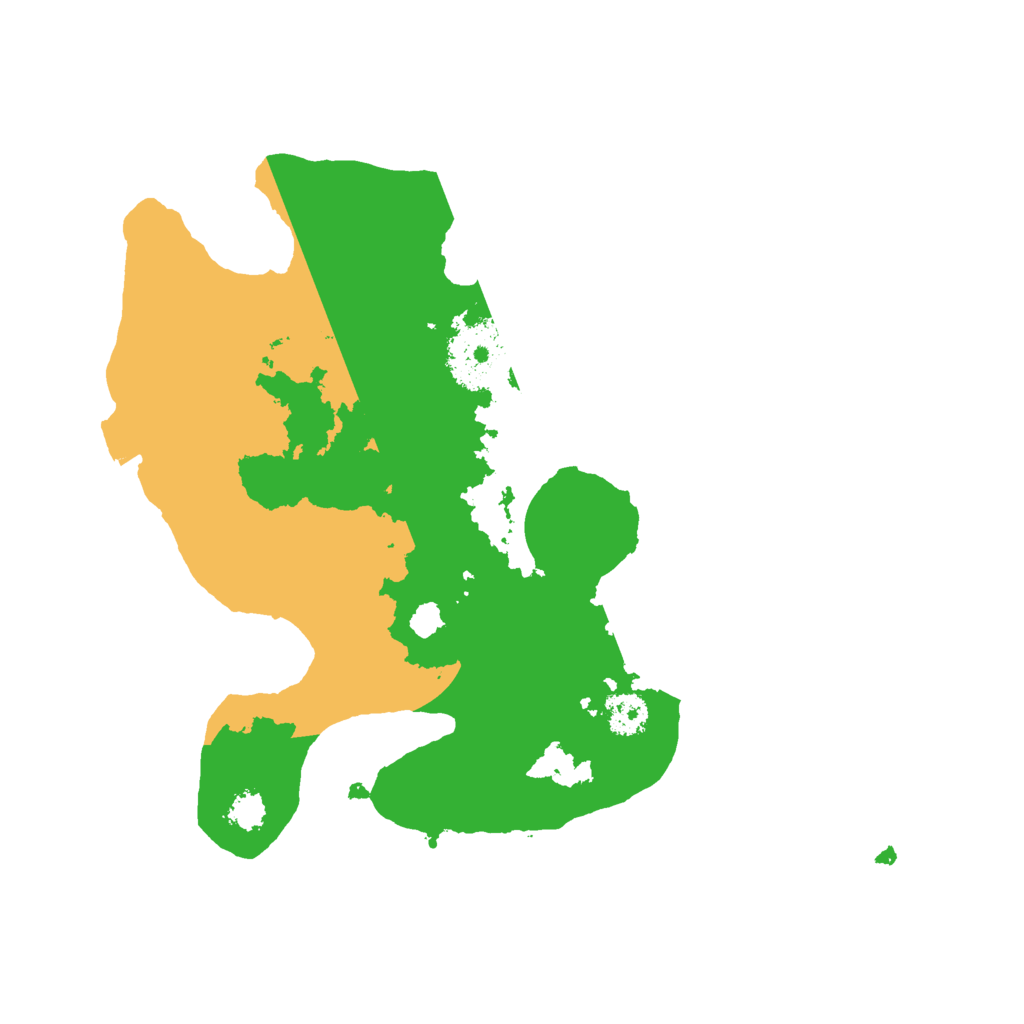 Biome Rust Map: Procedural Map, Size: 2500, Seed: 1670301172