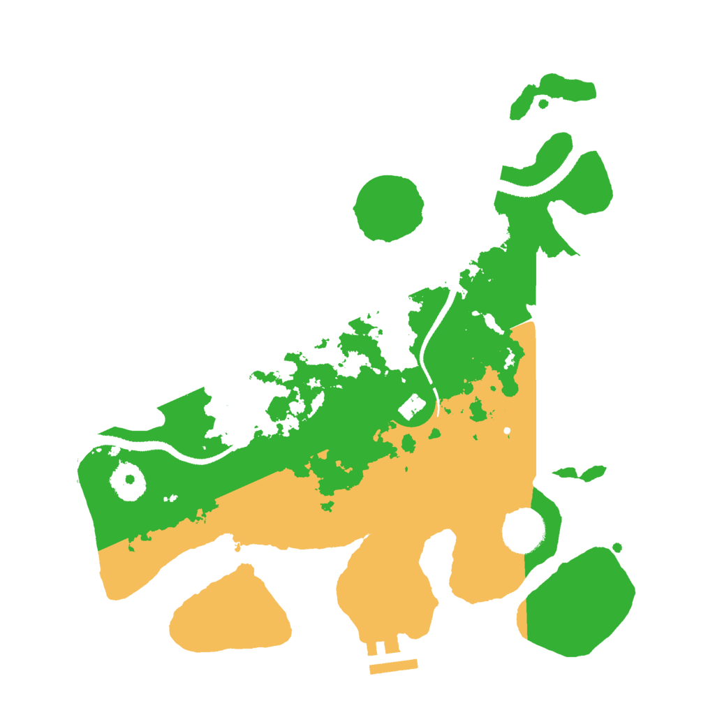 Biome Rust Map: Procedural Map, Size: 3000, Seed: 28141