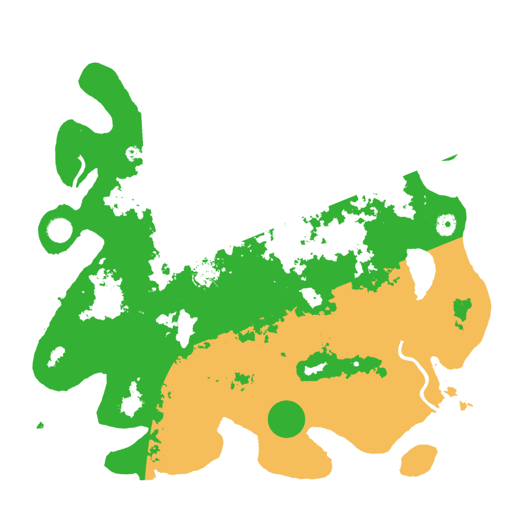 Biome Rust Map: Procedural Map, Size: 3700, Seed: 104439297