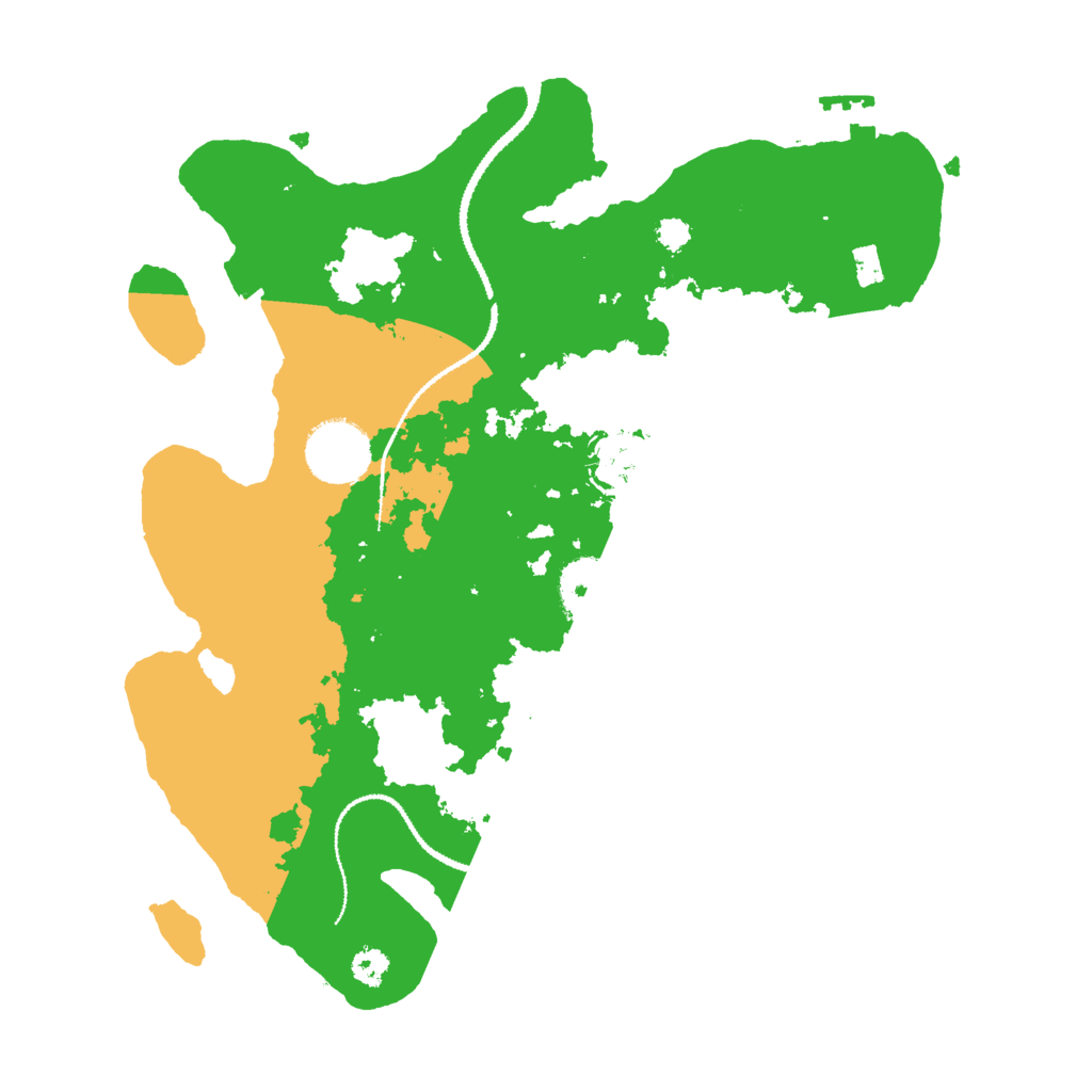 Biome Rust Map: Procedural Map, Size: 3000, Seed: 1353546683