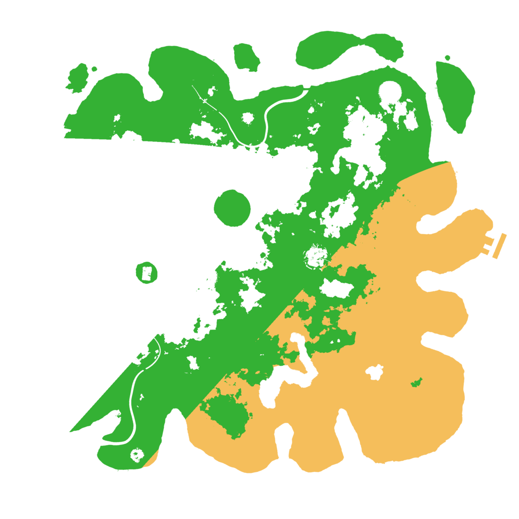 Biome Rust Map: Procedural Map, Size: 4000, Seed: 2121752585